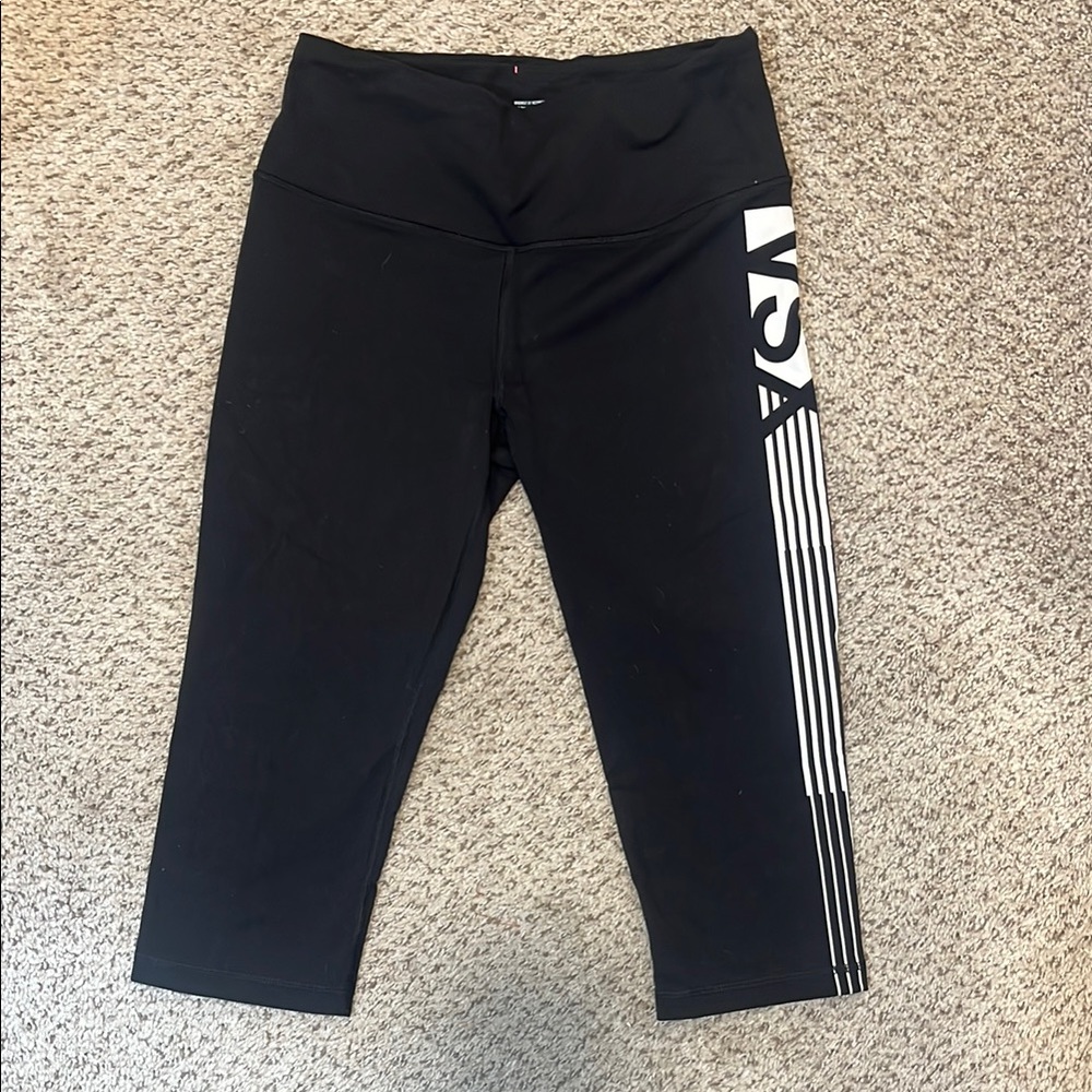 VSX Black Crop Leggings - Picture 2 of 5